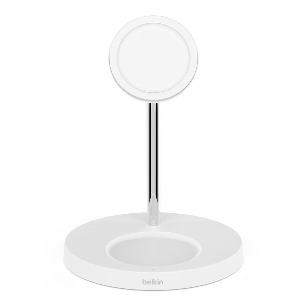 Belkin BoostUp Charge Pro MagSafe 2-in-1 Wireless Charger for Apple (White) Belkin BoostUp Charge Pro MagSafe 2-in-1 Wireless Charger for Apple (White)